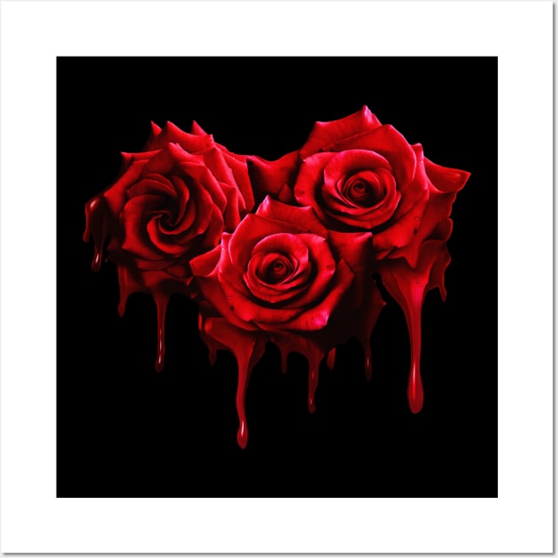 Bleeding Roses Wall Art by VictoriaObscure